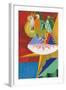 Rotation of Dancer and Parrots-Fortunato Depero-Framed Giclee Print