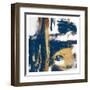 Rotational Pull Blue-OnRei-Framed Art Print