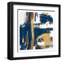 Rotational Pull Blue-OnRei-Framed Art Print