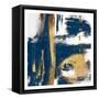 Rotational Pull Blue-OnRei-Framed Stretched Canvas