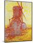 Rote Muehle Im Gegenlicht, 1908-Piet Mondrian-Mounted Giclee Print