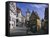 Rotenburg Ob Der Tauber, Bavaria, Germany, Europe-Gavin Hellier-Framed Stretched Canvas