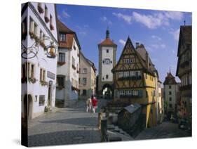 Rotenburg Ob Der Tauber, Bavaria, Germany, Europe-Gavin Hellier-Stretched Canvas