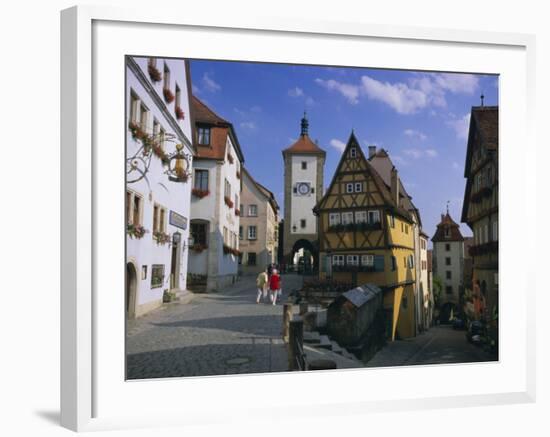 Rotenburg Ob Der Tauber, Bavaria, Germany, Europe-Gavin Hellier-Framed Photographic Print