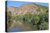 Rotenfels Rock,Nahe River,Germany-travelpeter-Stretched Canvas