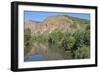 Rotenfels Rock,Nahe River,Germany-travelpeter-Framed Photographic Print