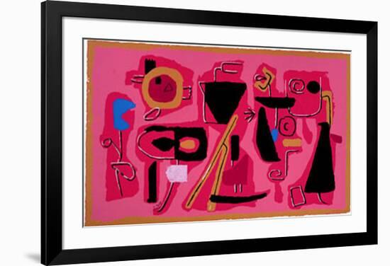 Roter Fries, c.1954-Willi Baumeister-Framed Art Print