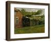 Rotes Haus mit Ställen. 1907-Otto Modersohn-Framed Giclee Print