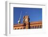 Rotes Rathaus (Red Town Hall), Berliner Fernsehturm TV Tower, Berlin Mitte, Berlin, Germany, Europe-Markus Lange-Framed Photographic Print