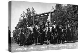Rothbury, Michigan - Wranglers at the Jack and Jill Ranch-Lantern Press-Stretched Canvas