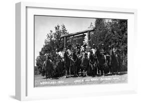 Rothbury, Michigan - Wranglers at the Jack and Jill Ranch-Lantern Press-Framed Art Print