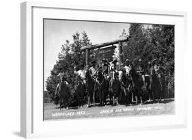 Rothbury, Michigan - Wranglers at the Jack and Jill Ranch-Lantern Press-Framed Art Print