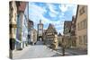 Rothenberg Ob Der Tauber Street Scene, Baden-Wurttemberg, Germany-Jim Engelbrecht-Stretched Canvas