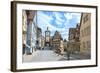 Rothenberg Ob Der Tauber Street Scene, Baden-Wurttemberg, Germany-Jim Engelbrecht-Framed Photographic Print