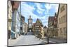 Rothenberg Ob Der Tauber Street Scene, Baden-Wurttemberg, Germany-Jim Engelbrecht-Mounted Photographic Print