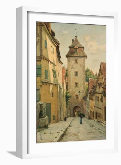 Rothenburg Ob Der Tauber, Bavaria, Germany, 1903-Elias Mollineaux Bancroft-Framed Giclee Print