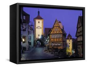 Rothenburg Ob Der Tauber, Bavaria, Germany-Rex Butcher-Framed Stretched Canvas