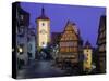 Rothenburg Ob Der Tauber, Bavaria, Germany-Rex Butcher-Stretched Canvas