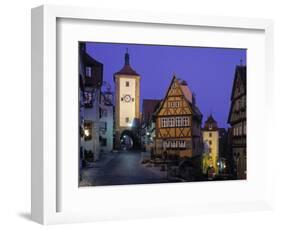 Rothenburg Ob Der Tauber, Bavaria, Germany-Rex Butcher-Framed Photographic Print