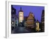 Rothenburg Ob Der Tauber, Bavaria, Germany-Rex Butcher-Framed Photographic Print