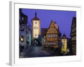 Rothenburg Ob Der Tauber, Bavaria, Germany-Rex Butcher-Framed Photographic Print