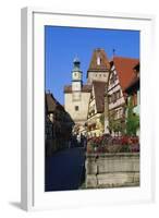 Rothenburg Ob Der Tauber, Germany, Europe-Hans Peter Merten-Framed Photographic Print