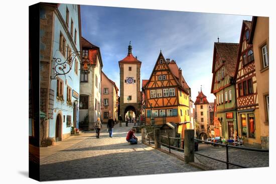 Rothenburg Ob Der Tauber - Medieval City in Germany-PlusONE-Stretched Canvas