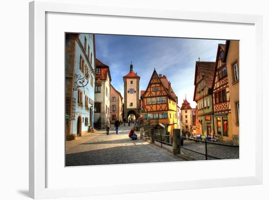 Rothenburg Ob Der Tauber - Medieval City in Germany-PlusONE-Framed Photographic Print