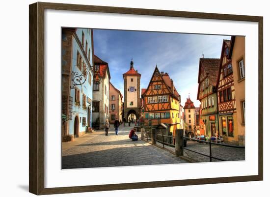 Rothenburg Ob Der Tauber - Medieval City in Germany-PlusONE-Framed Photographic Print