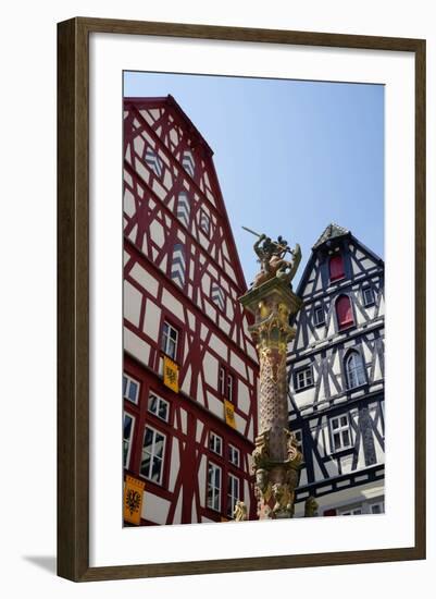 Rothenburg Ob Der Tauber, Romantic Road, Franconia, Bavaria, Germany, Europe-Robert Harding-Framed Photographic Print