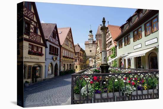 Rothenburg Ob Der Tauber, Romantic Road, Franconia, Bavaria, Germany, Europe-Robert Harding-Stretched Canvas