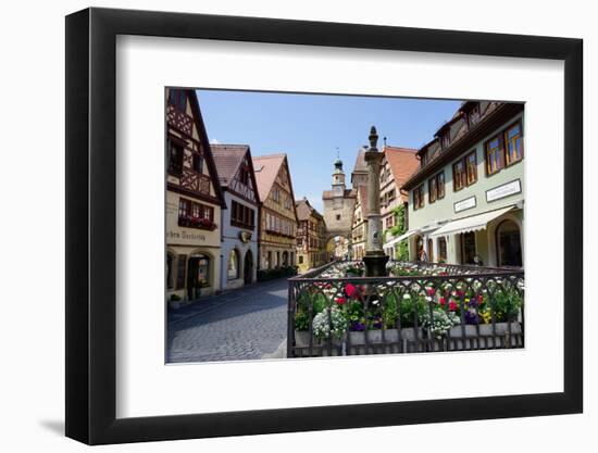 Rothenburg Ob Der Tauber, Romantic Road, Franconia, Bavaria, Germany, Europe-Robert Harding-Framed Photographic Print