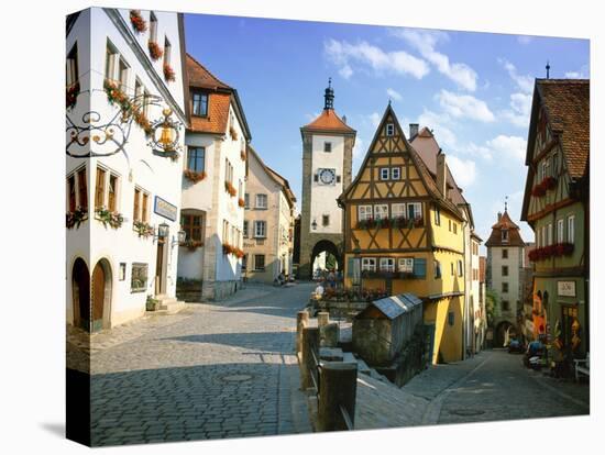 Rothenburg Ob Der Tauber, the Romantic Road, Bavaria, Germany, Europe-Gavin Hellier-Stretched Canvas