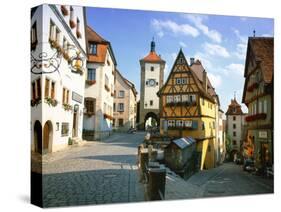 Rothenburg Ob Der Tauber, the Romantic Road, Bavaria, Germany, Europe-Gavin Hellier-Stretched Canvas