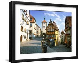 Rothenburg Ob Der Tauber, the Romantic Road, Bavaria, Germany, Europe-Gavin Hellier-Framed Photographic Print