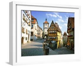 Rothenburg Ob Der Tauber, the Romantic Road, Bavaria, Germany, Europe-Gavin Hellier-Framed Photographic Print