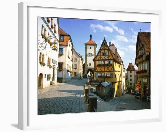 Rothenburg Ob Der Tauber, the Romantic Road, Bavaria, Germany, Europe-Gavin Hellier-Framed Photographic Print