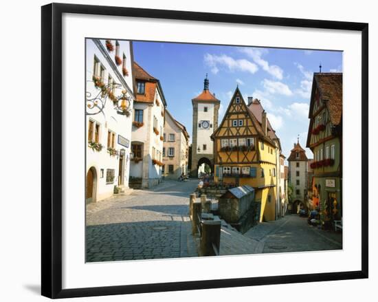 Rothenburg Ob Der Tauber, the Romantic Road, Bavaria, Germany, Europe-Gavin Hellier-Framed Photographic Print