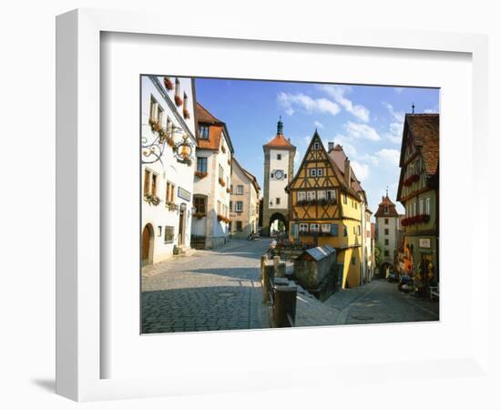Rothenburg Ob Der Tauber, the Romantic Road, Bavaria, Germany, Europe-Gavin Hellier-Framed Photographic Print