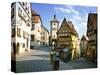 Rothenburg Ob Der Tauber, the Romantic Road, Bavaria, Germany, Europe-Gavin Hellier-Stretched Canvas
