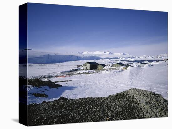 Rothera Base, British Base, Antarctic Peninsula, Antarctica, Polar Regions-Geoff Renner-Stretched Canvas