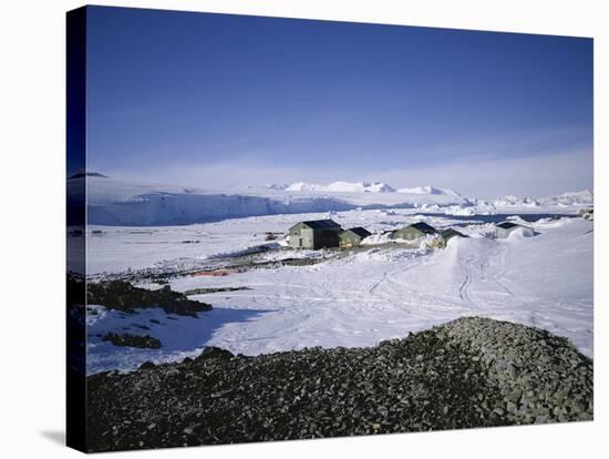 Rothera Base, British Base, Antarctic Peninsula, Antarctica, Polar Regions-Geoff Renner-Stretched Canvas