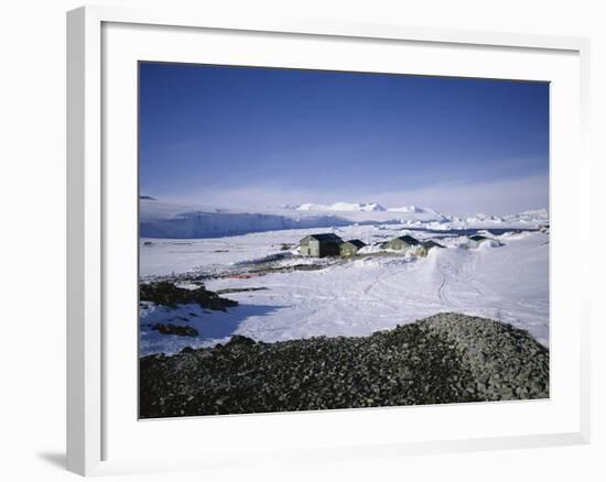 Rothera Base, British Base, Antarctic Peninsula, Antarctica, Polar Regions-Geoff Renner-Framed Photographic Print
