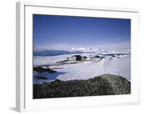 Rothera Base, British Base, Antarctic Peninsula, Antarctica, Polar Regions-Geoff Renner-Framed Photographic Print
