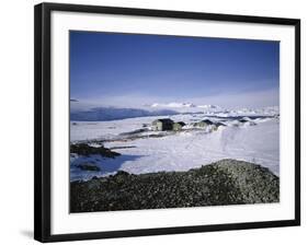 Rothera Base, British Base, Antarctic Peninsula, Antarctica, Polar Regions-Geoff Renner-Framed Photographic Print