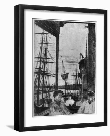 Rotherhithe, 1860-James Abbott McNeill Whistler-Framed Giclee Print