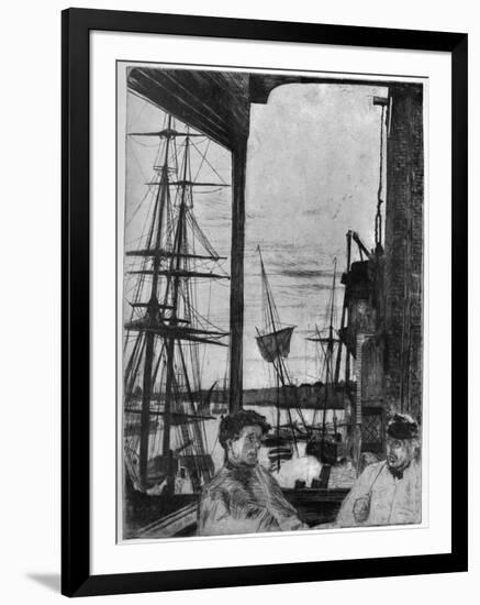 Rotherhithe, 1860-James Abbott McNeill Whistler-Framed Giclee Print