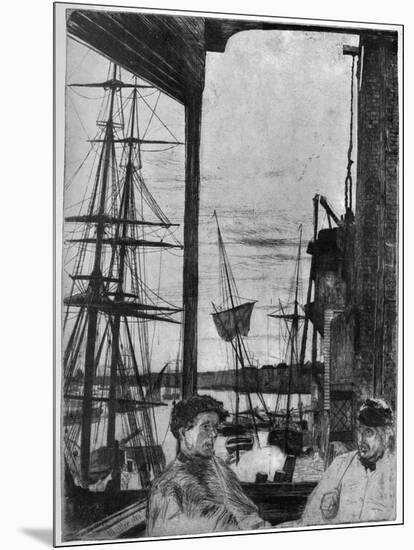 Rotherhithe, 1860-James Abbott McNeill Whistler-Mounted Giclee Print