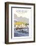 Rothesay, Isle of Skye - Dave Thompson Contemporary Travel Print-Dave Thompson-Framed Giclee Print