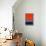 Rothko Style Red Black And Blue-Tom Quartermaine-Stretched Canvas displayed on a wall